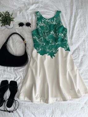 Moulinette Soeurs Lace Bodice Dress — Size 6 (Anthropologie)